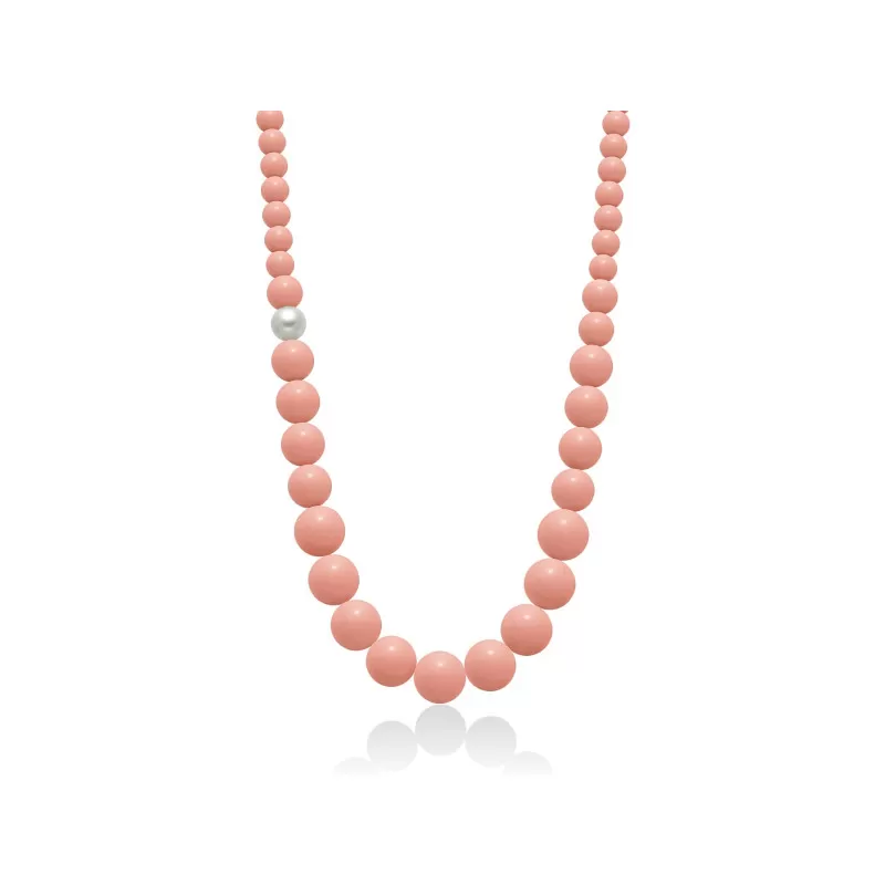 Collana MILUNA Perle Rosa