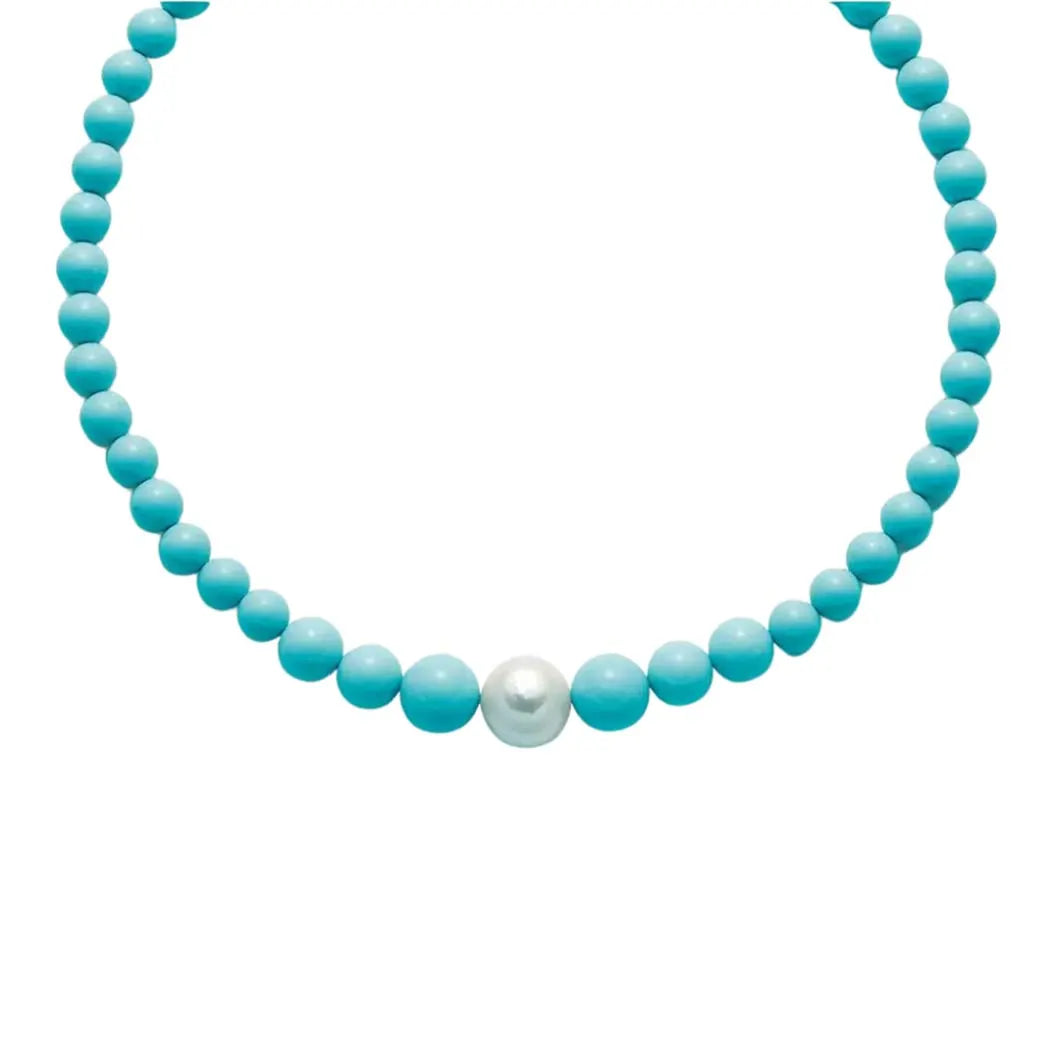 Collana MILUNA Perle Turchese