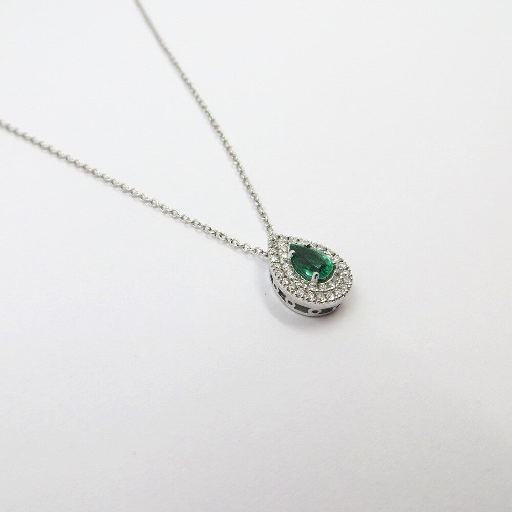 Collana con Pendente a goccia DAVITE&DELUCCHI Oro, Diamanti e Smeraldo