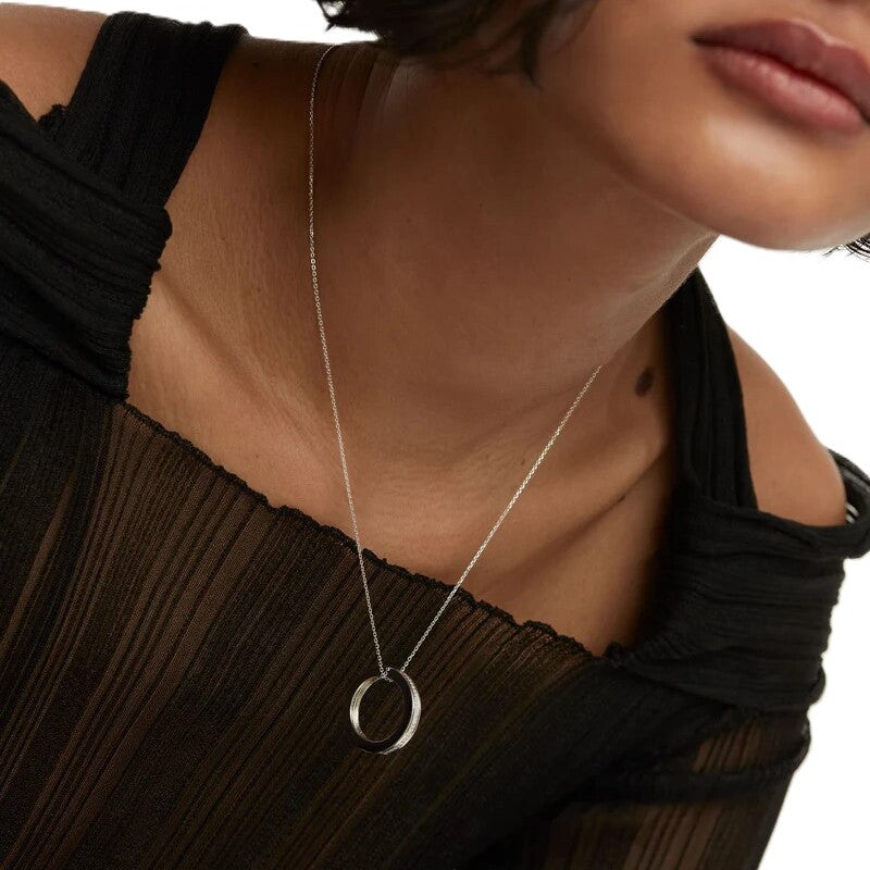 Collana PDPAOLA Infinity in Argento e Zirconi