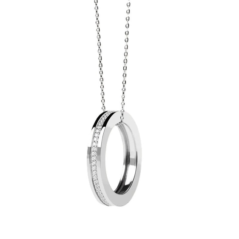 Collana PDPAOLA Infinity in Argento e Zirconi
