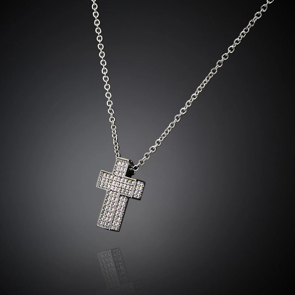 Collana CHIARA FERRAGNI Pendente Squared Cross