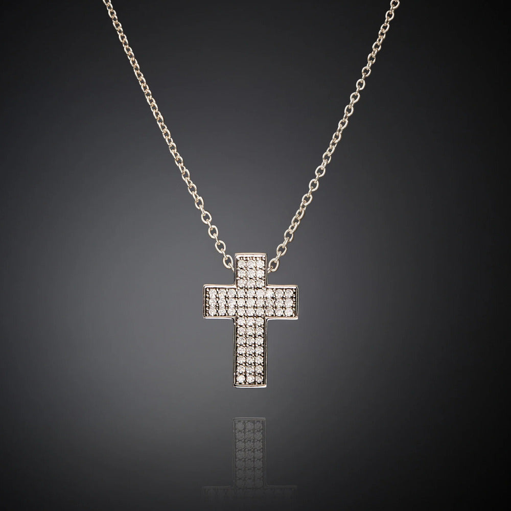 Collana CHIARA FERRAGNI Pendente Squared Cross