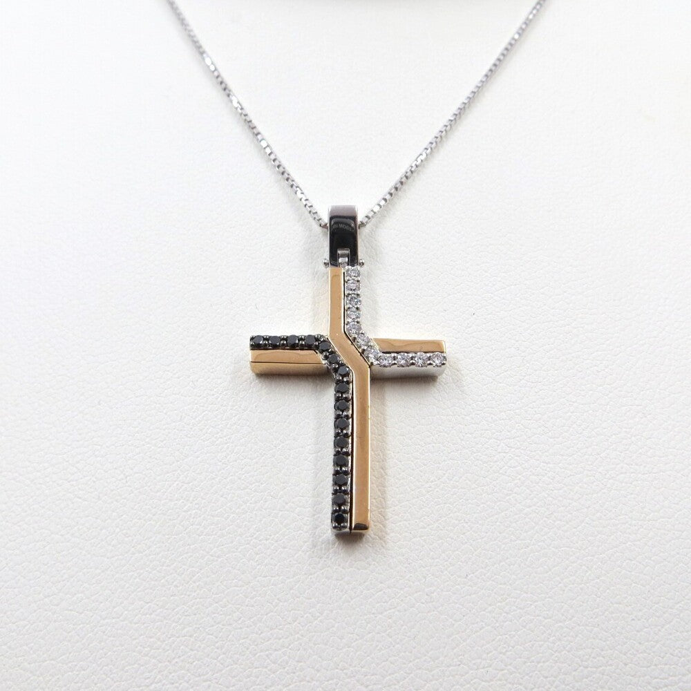 Collana con pendente Croce DAVITE&DELUCCHI Oro e Diamanti