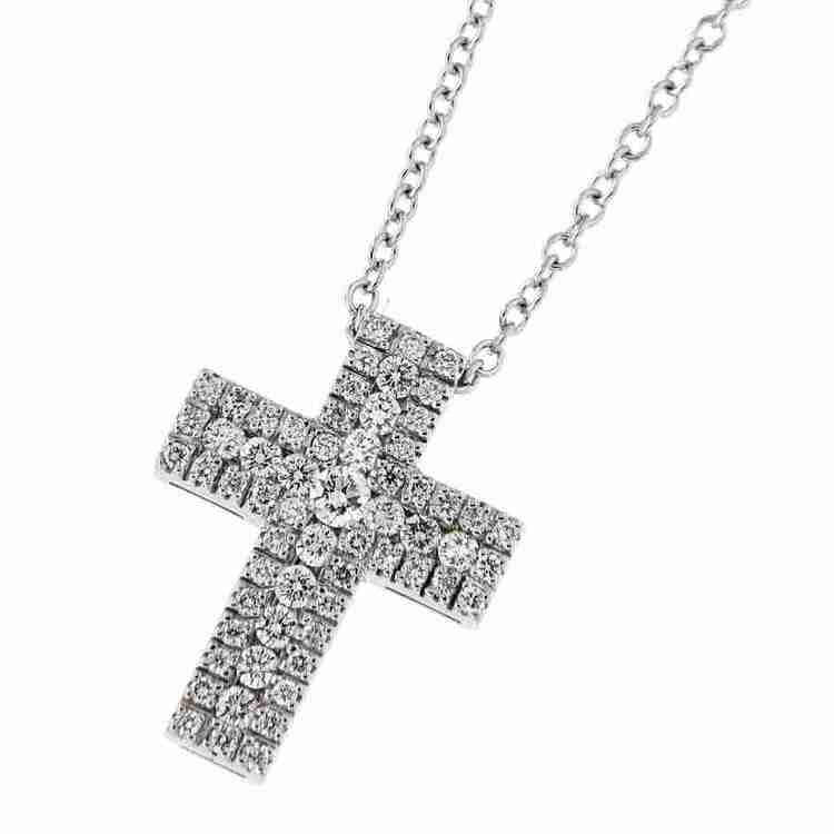 Collana con Pendente Croce DAVITE&DELUCCHI Oro e Diamanti