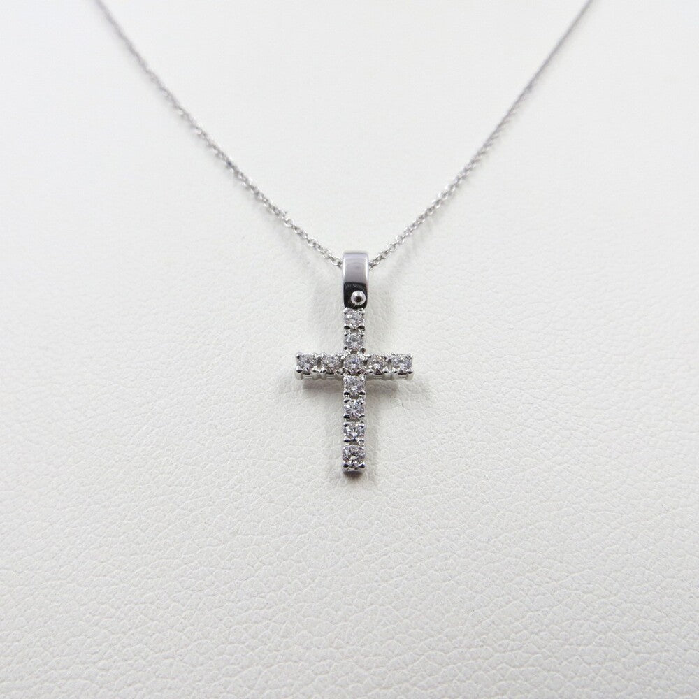 Collana con pendente Croce LELUNE Oro e Diamanti