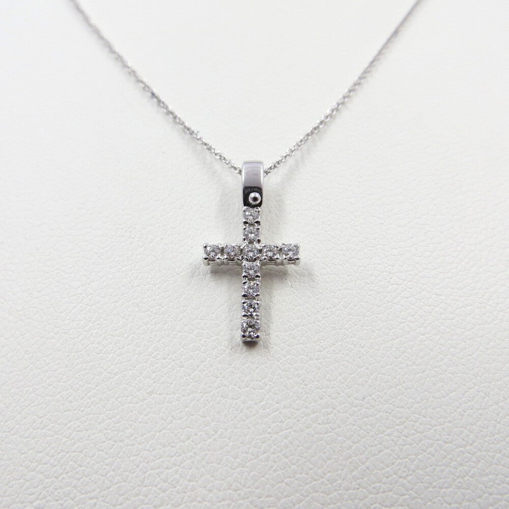 Collana con pendente Croce LELUNE Oro e Diamanti