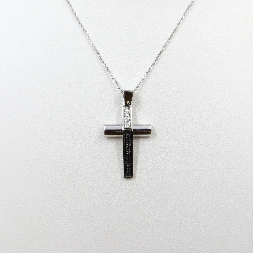 Collana con pendente Croce LELUNE Oro e Diamanti