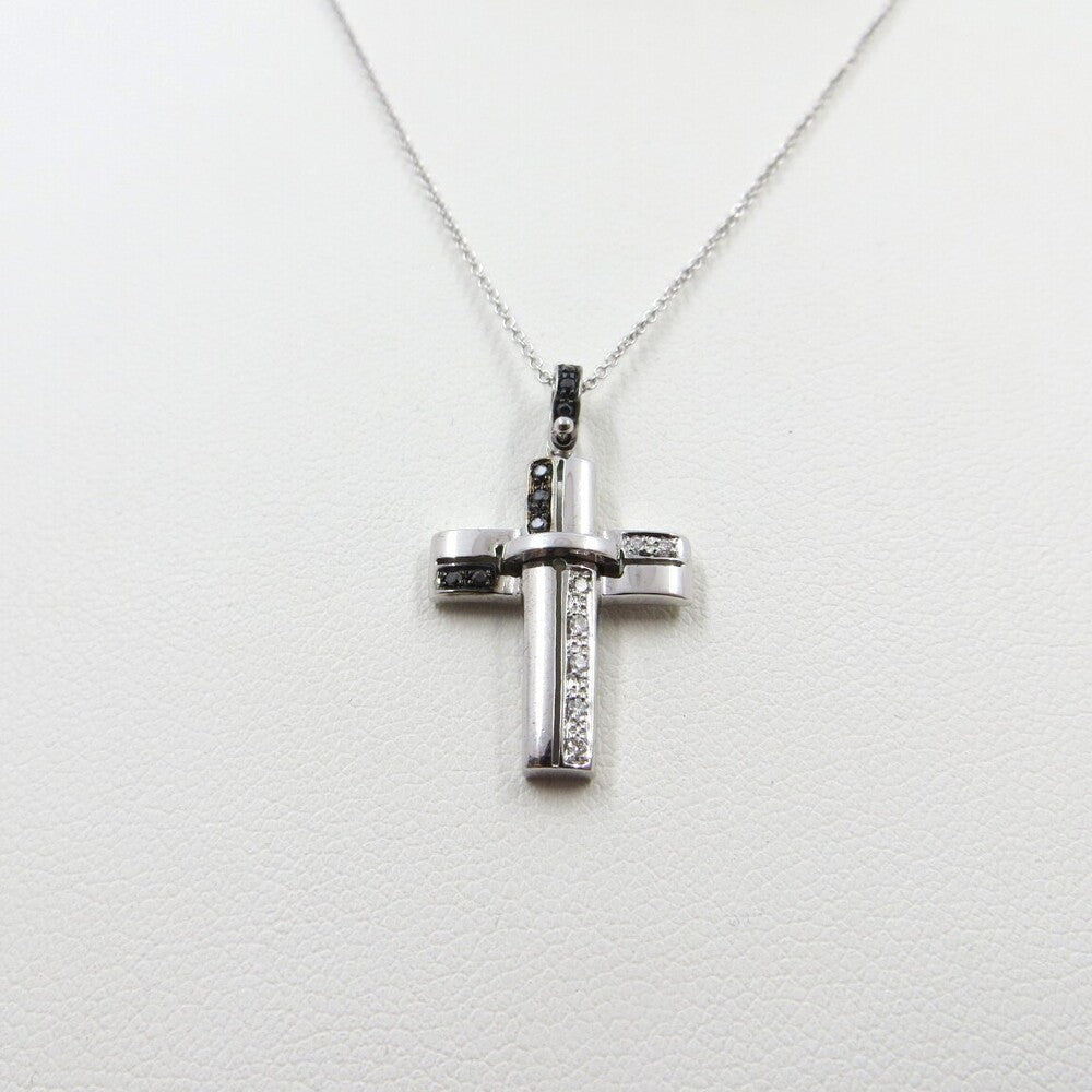 Collana con pendente Croce LELUNE Oro e Diamanti