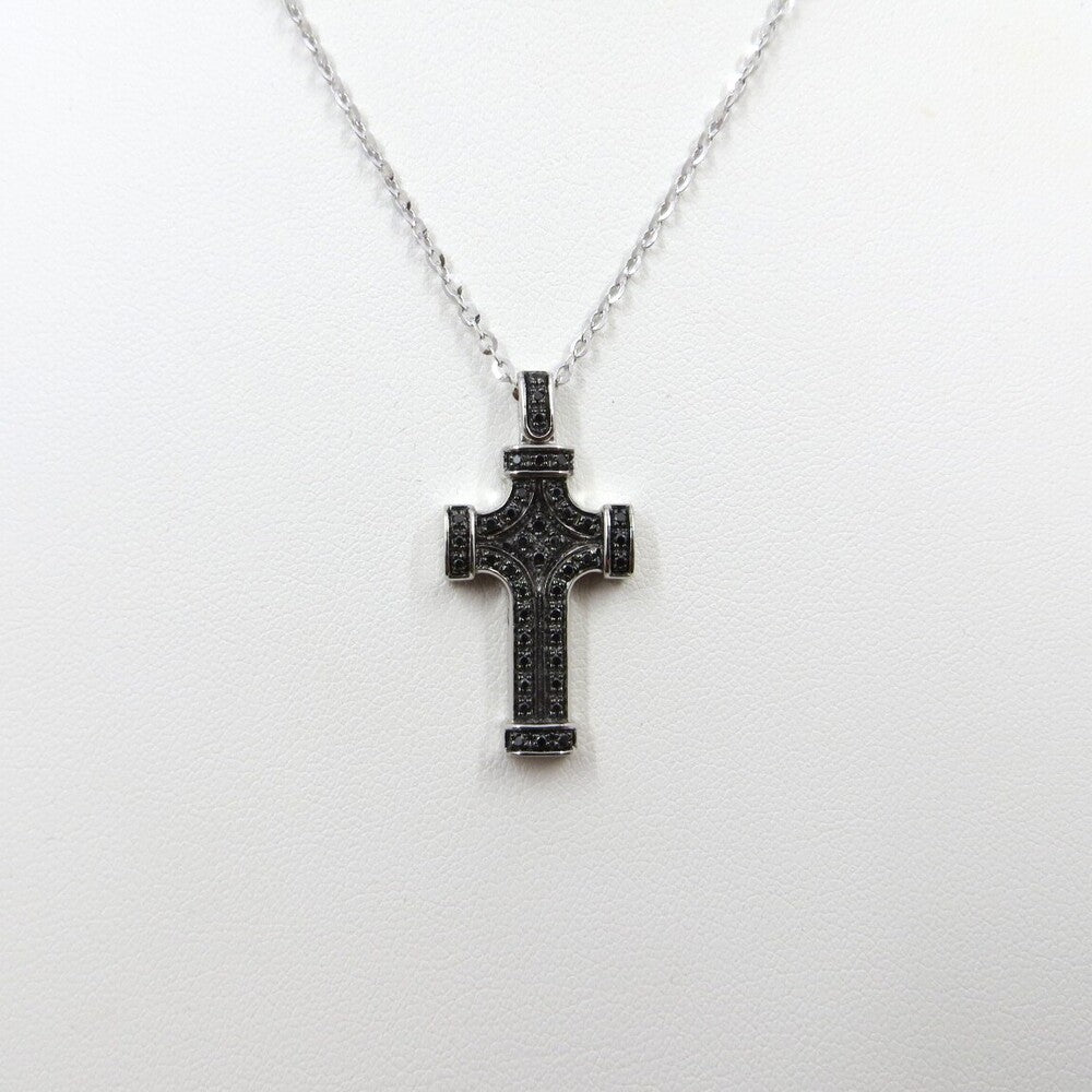Collana con pendente Croce ZANCAN Oro e Diamanti