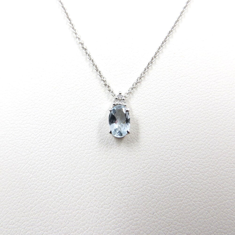 Collana con pendente DAVITE&DELUCCHI Oro, Diamanti e Acquamarina