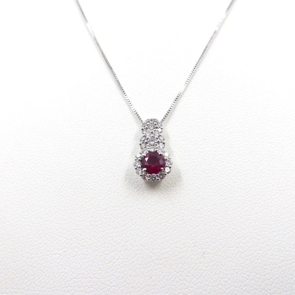Collana con pendente DAVITE&DELUCCHI Oro, Diamanti e Rubino