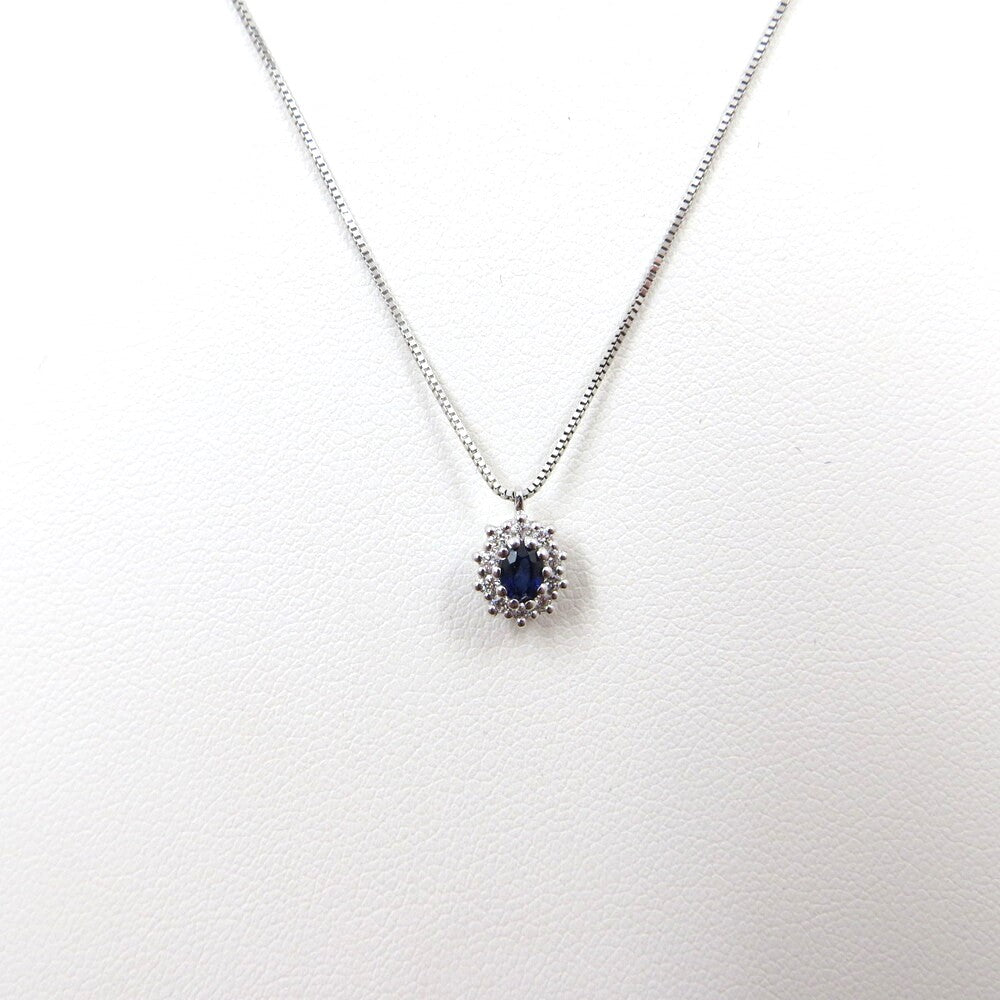 Collana con pendente DAVITE&DELUCCHI Oro, Diamanti e Zaffiro