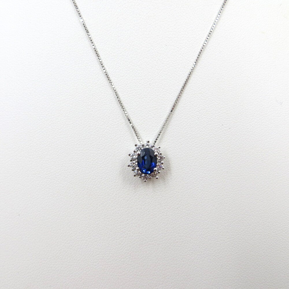 Collana con pendente DAVITE&DELUCCHI Oro, Diamanti e Zaffiro blu