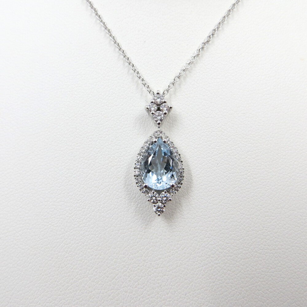 Collana con pendente a goccia DAVITE&DELUCCHI Oro, Diamanti e Acquamarina