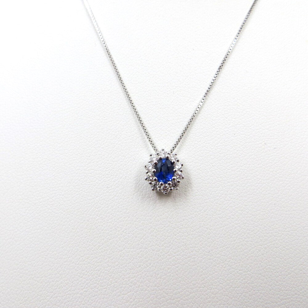 Collana con pendente DAVITE&DELUCCHI Oro, Diamanti e Zaffiro blu
