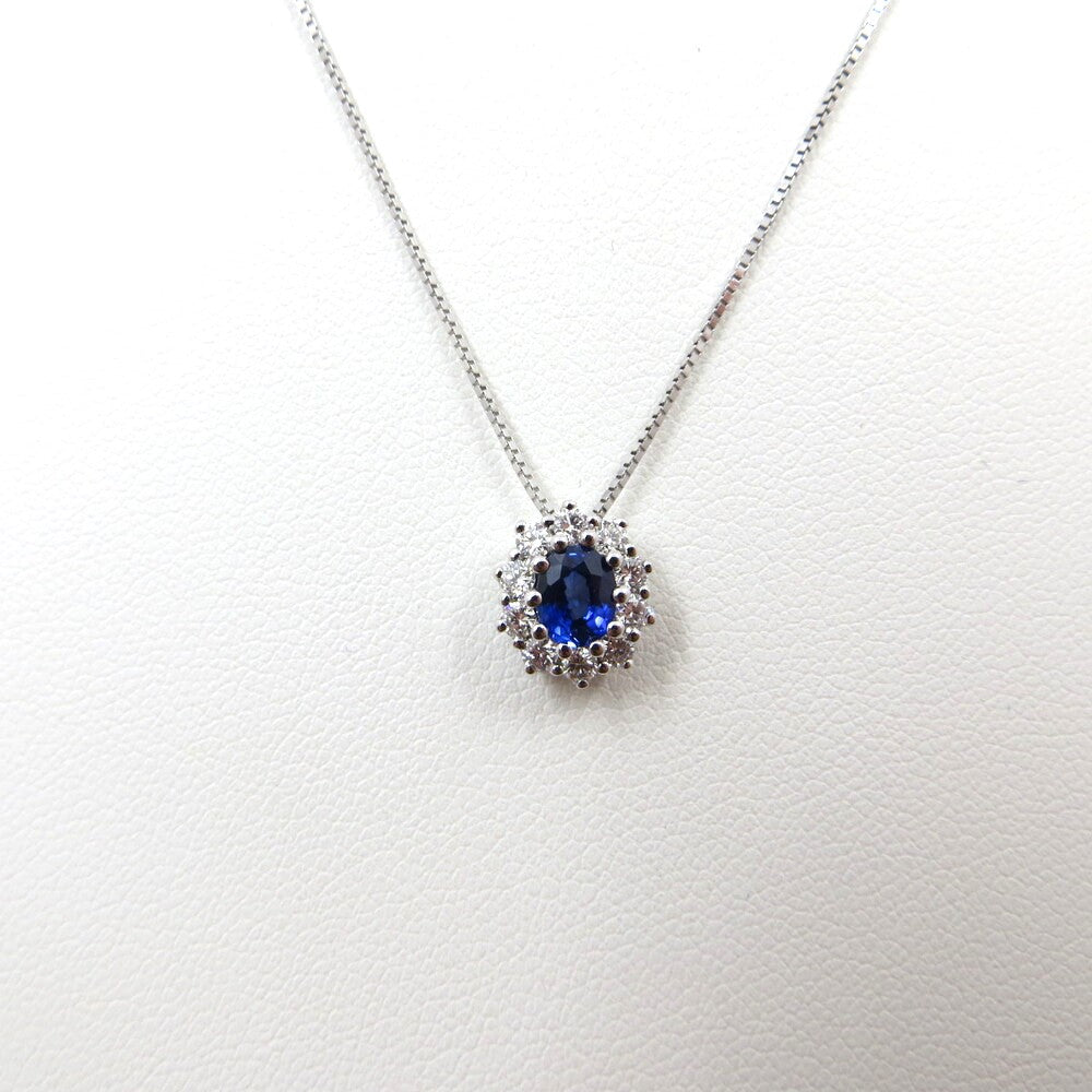 Collana con pendente DAVITE&DELUCCHI Oro, Diamanti e Zaffiro blu