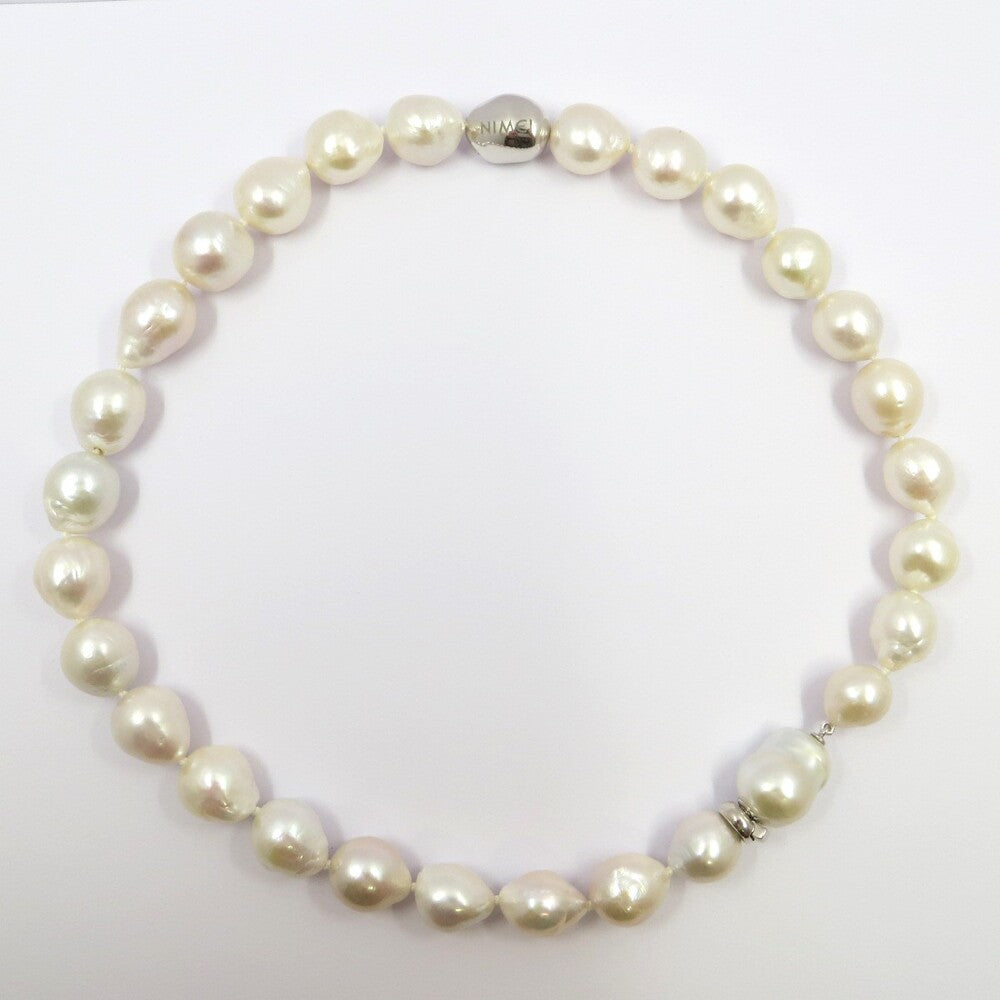 Collana Nimei Perle Oriente Barocche e Argento