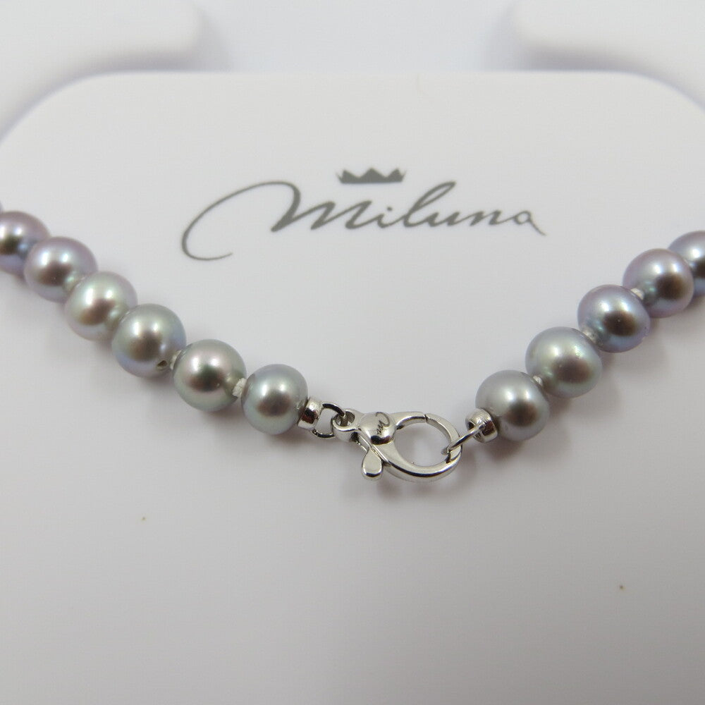 Collana MILUNA Perle Grigie