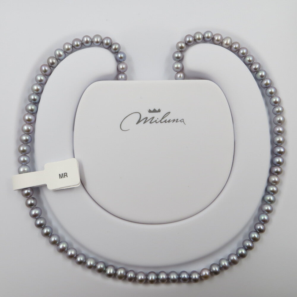 Collana MILUNA Perle Grigie