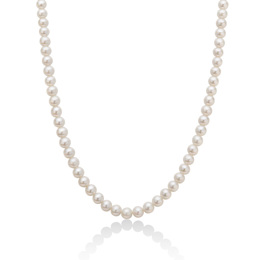 Collana Miluna Perle 5,5-6 MM e Oro Bianco