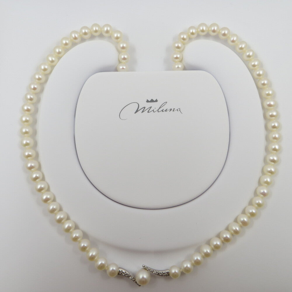 Collana MILUNA Perle, Oro e Diamanti