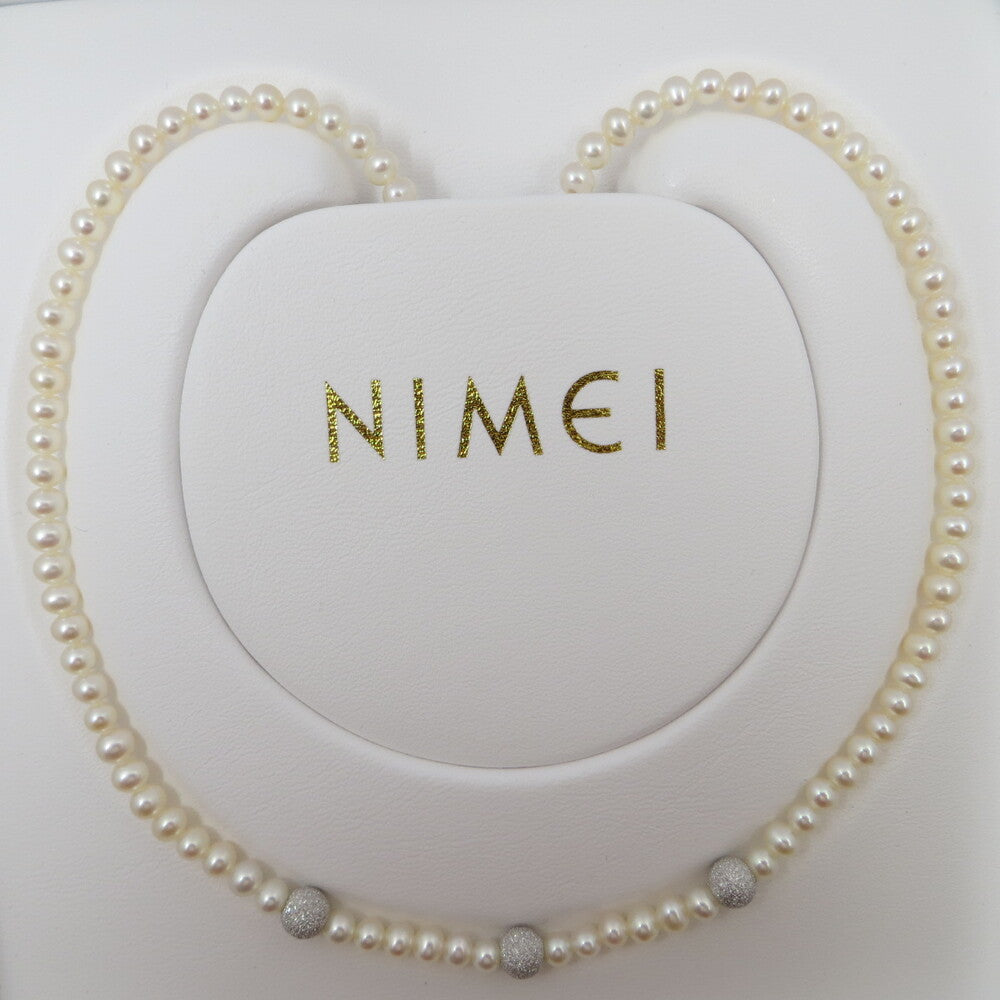 Collana NIMEI Perle e Oro diamantato