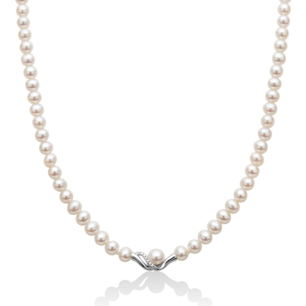 Collana MILUNA Perle, oro e brillanti