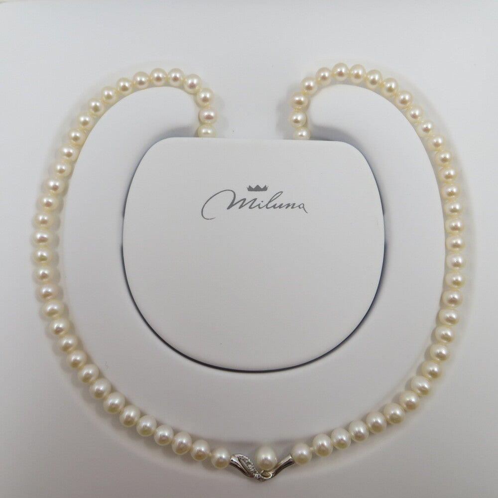 Collana MILUNA Perle, oro e brillanti