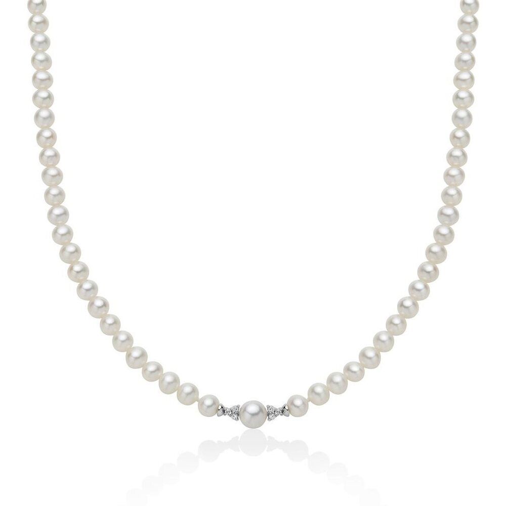 Collana MILUNA Perle e Oro e Brillanti