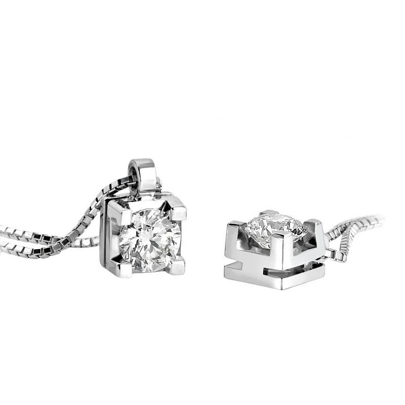Collana Punto Luce GIORGIO VISCONTI in Oro con Diamanti