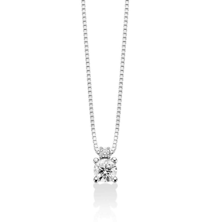 Collana Punto Luce MILUNA in Oro con Diamanti