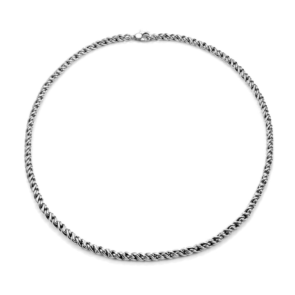 Collana Giovanni Raspini Treccia in Argento