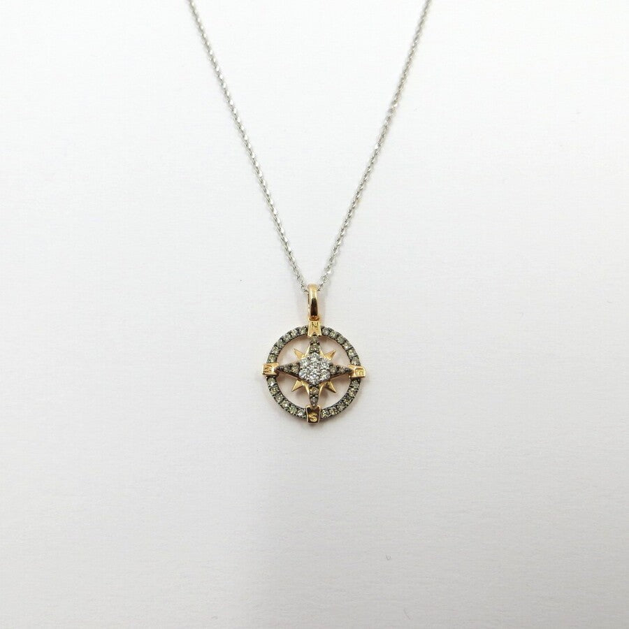 Collana ZANCAN Rosa dei venti Oro e Diamanti