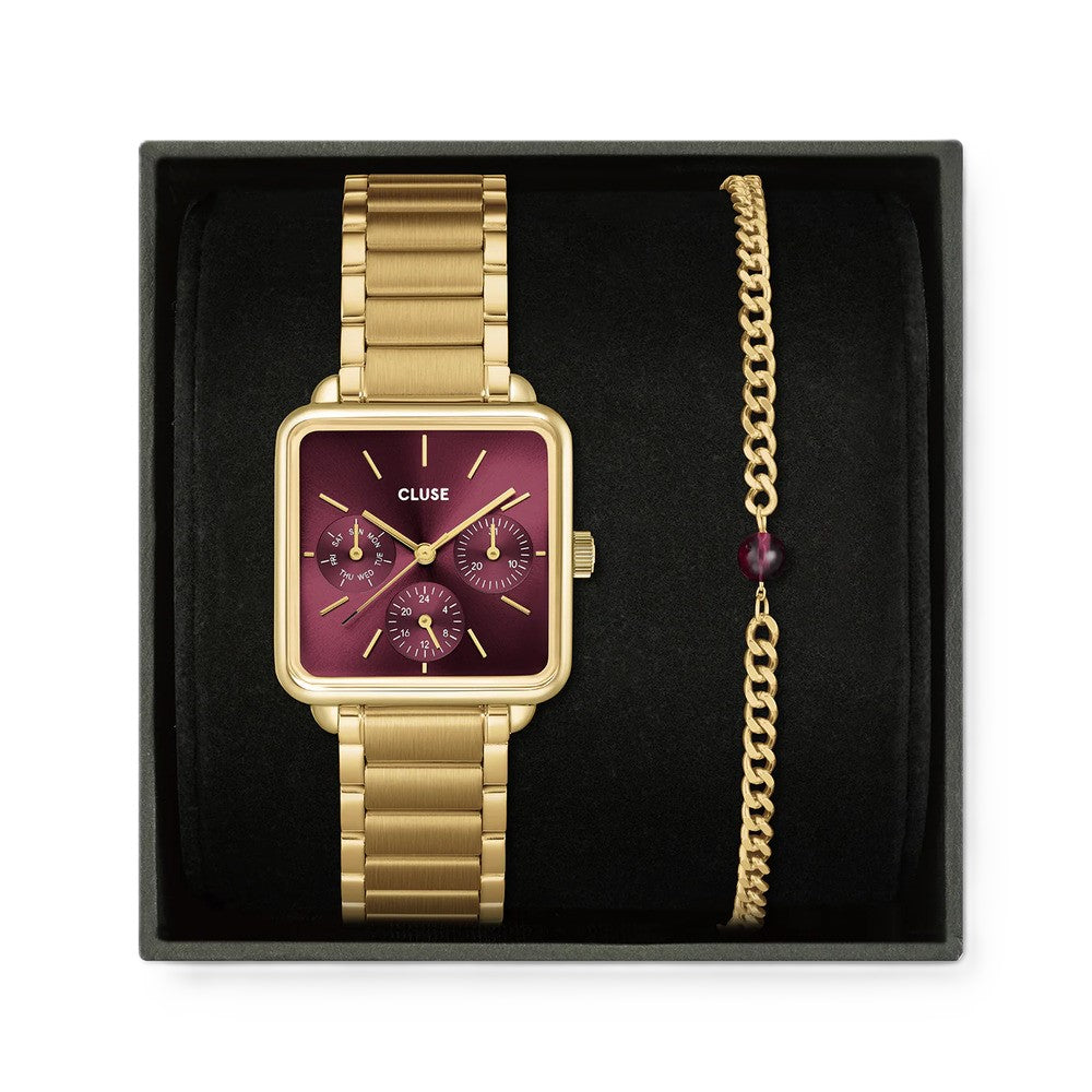 Orologio CLUSE La Tétragone Multifunzione e Bracciale abbinato