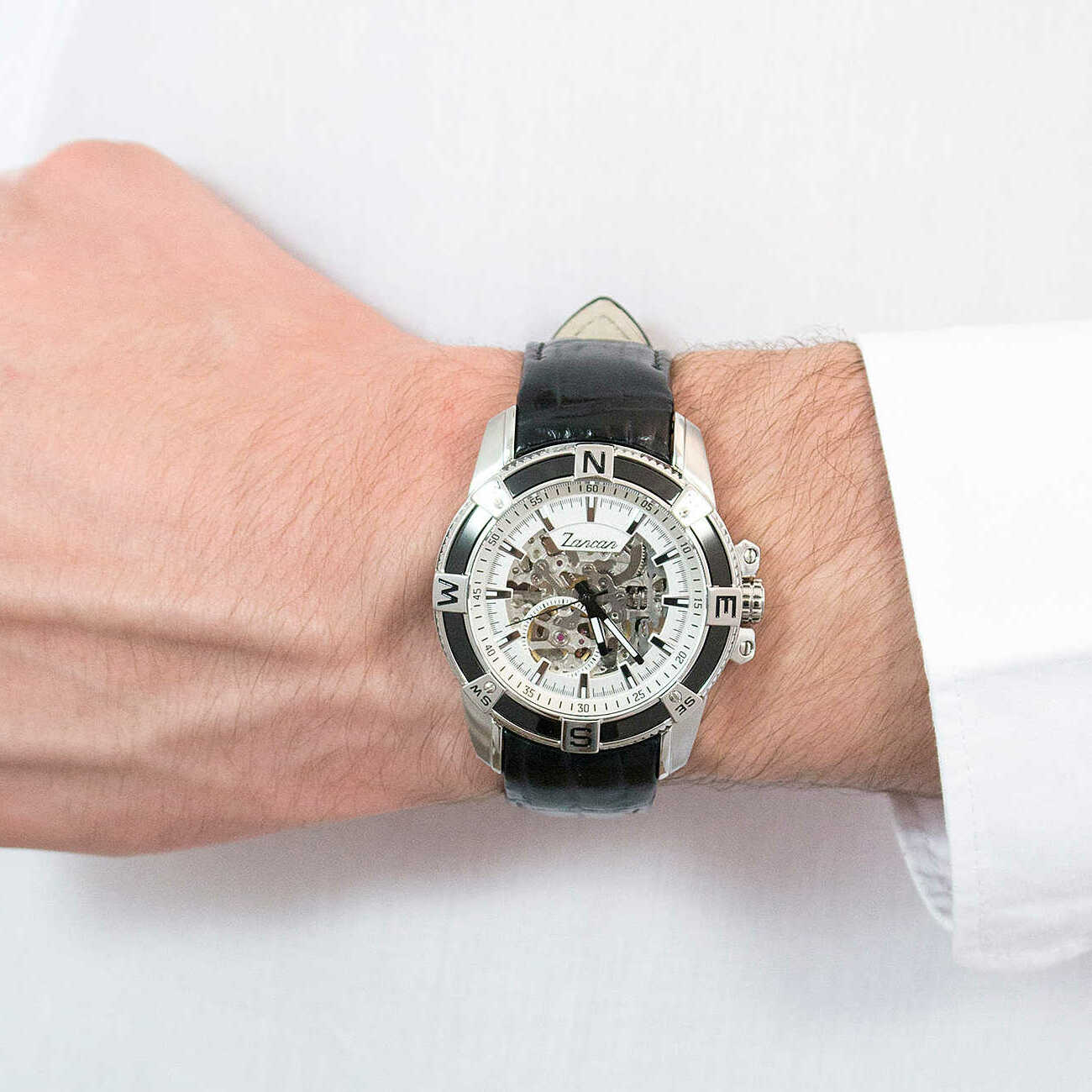 Orologio Uomo Automatico ZANCAN Silver/Black