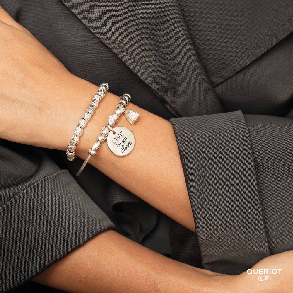 Moneta Charm QUERIOT CIVITA "LIVE laugh Love"