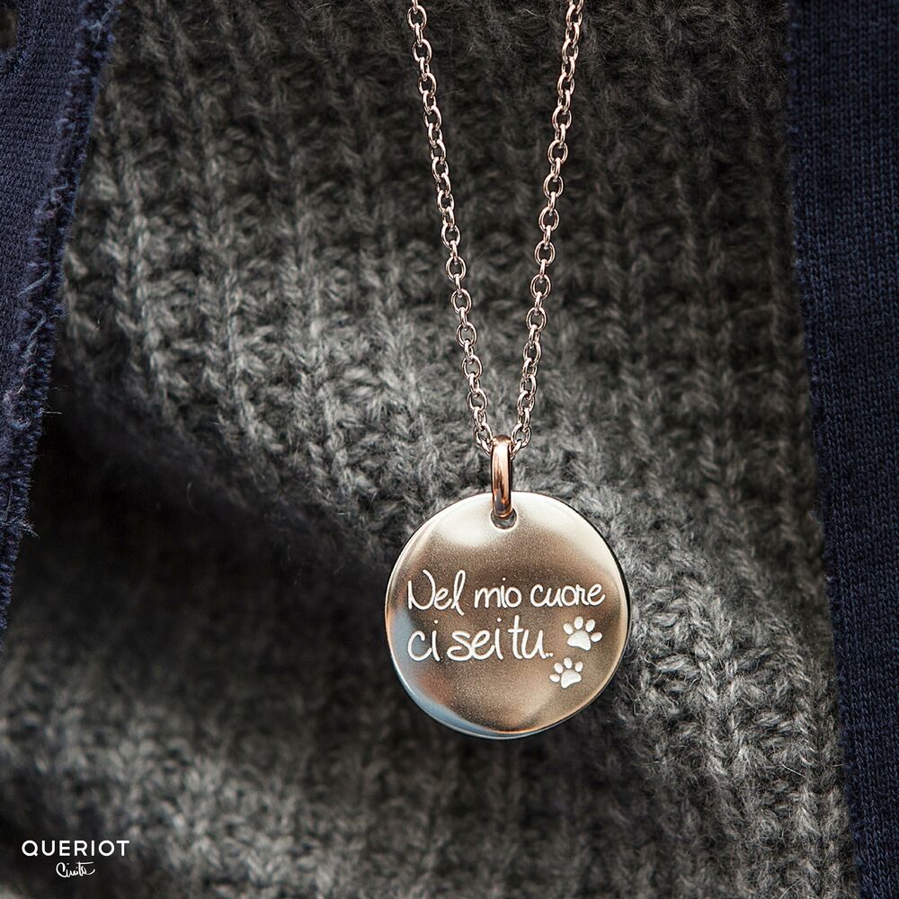 Moneta Charm QUERIOT CIVITA "Nel mio cuore ci sei tu"