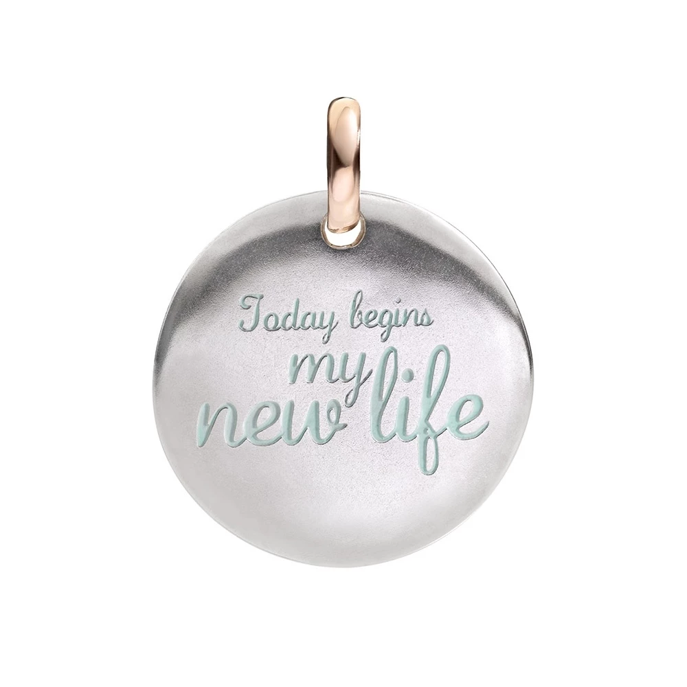 Moneta Charm QUERIOT CIVITA "Today begin my new life"