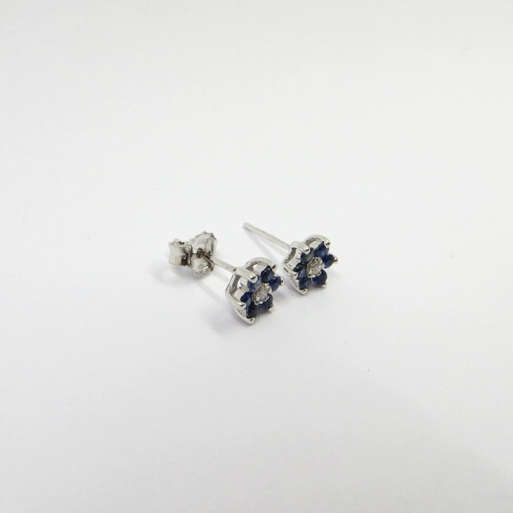 Orecchini DAVITE&DELUCCHI FIORE Oro, Brillanti e Zaffiri Blu