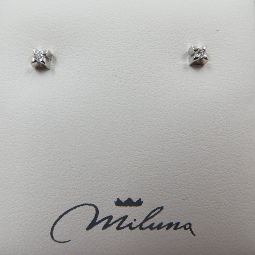Orecchini punto luce MILUNA con diamanti