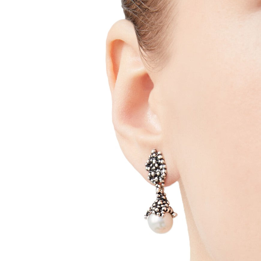 Orecchini Giovanni Raspini Mini Drops Argento e Perle