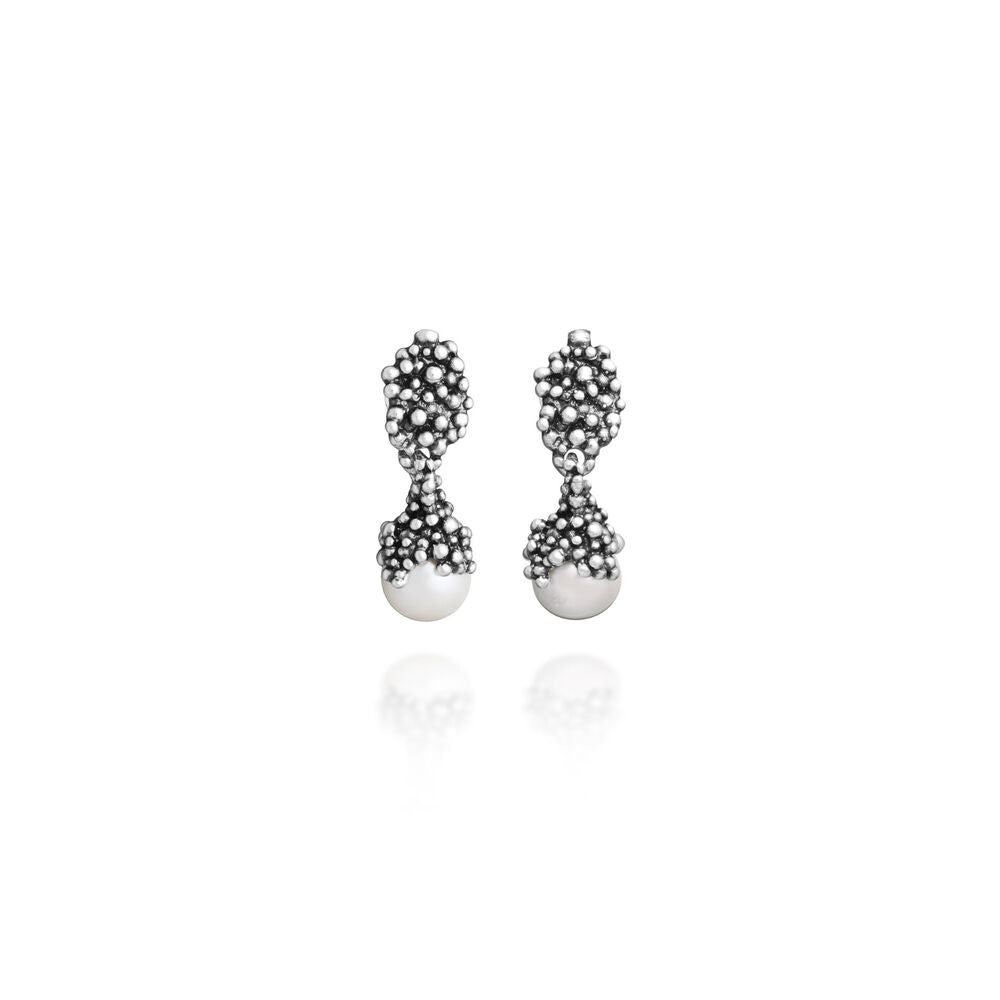 Orecchini Giovanni Raspini Mini Drops Argento e Perle