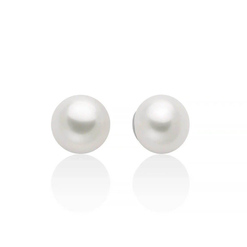 Orecchini Miluna Eva Perle gemelle 8,5-9 mm e Argento 925
