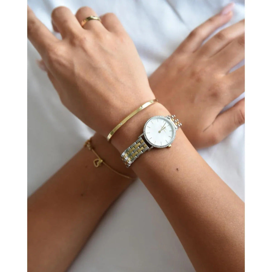 Orologio DANIEL WELLINGTON Petite Lumine Bezel Link Two Tone MOP