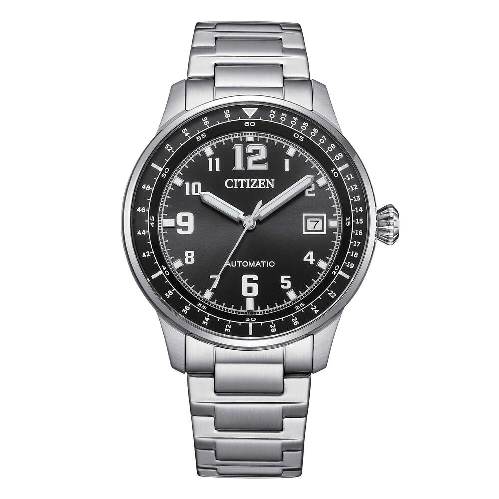 Orologio Automatico CITIZEN Military Silver/Black