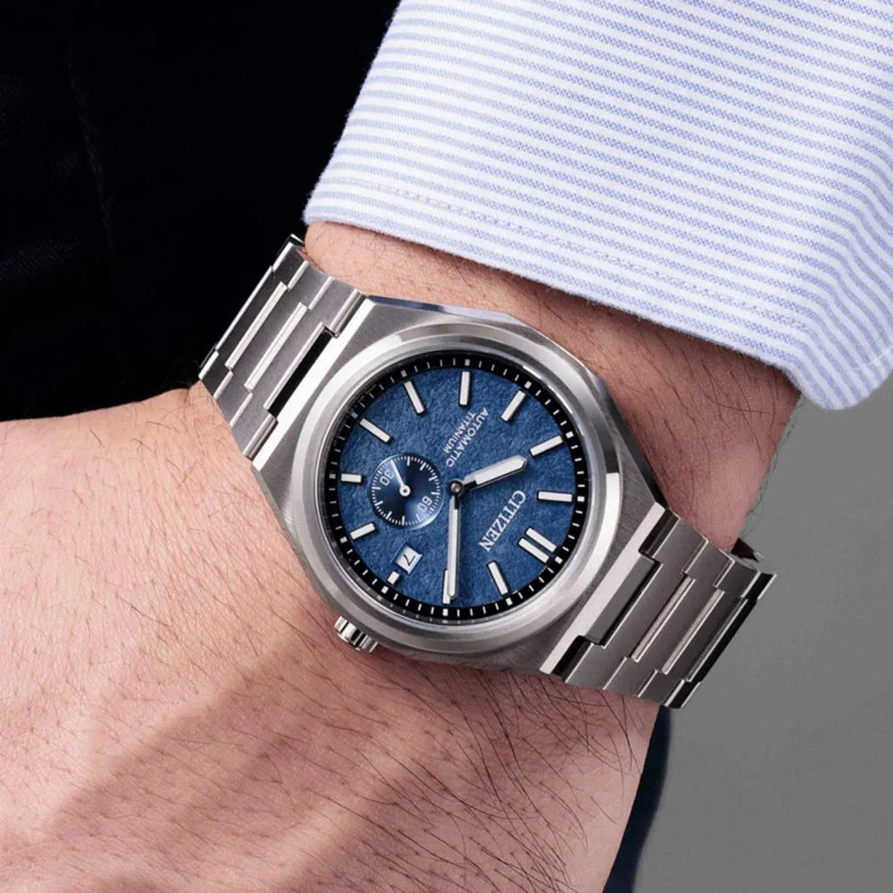 Orologio Automatico Citizen Zenshin Blue 40 mm