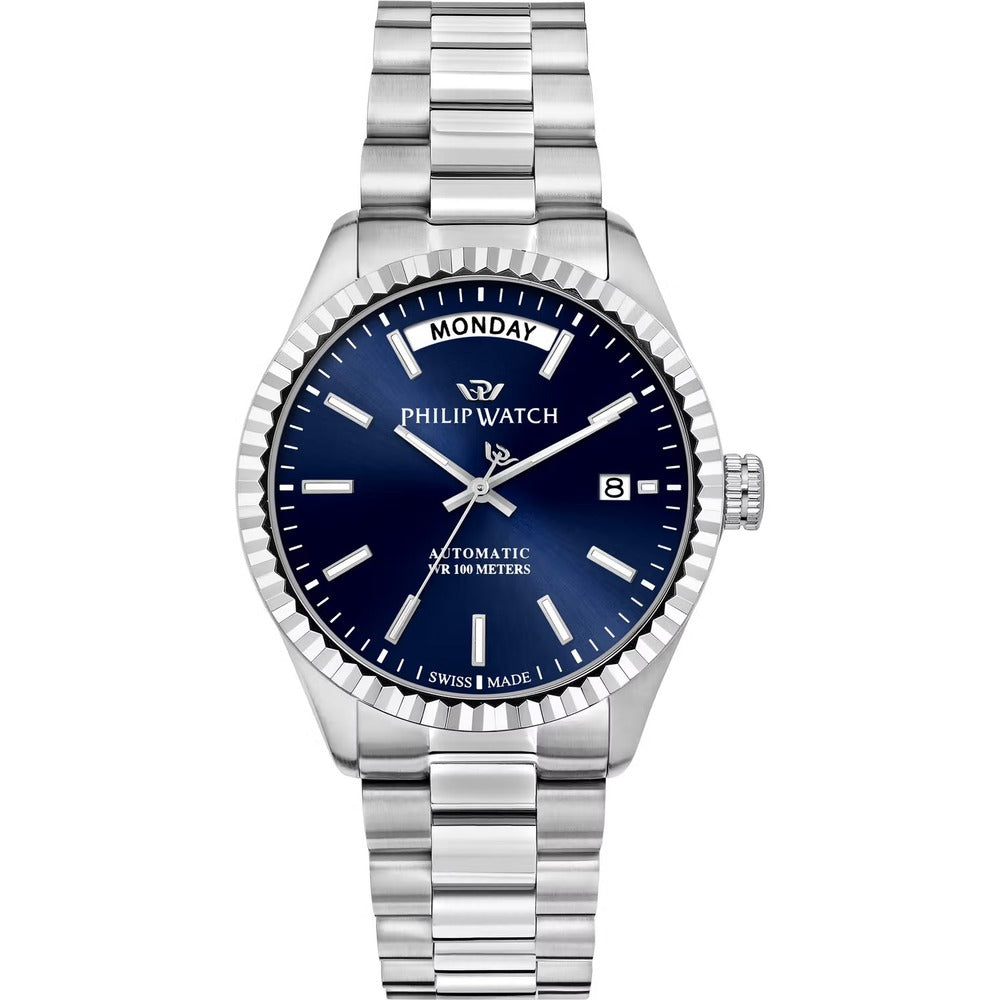 Orologio Uomo Philip Watch Caribe Silver/Blue