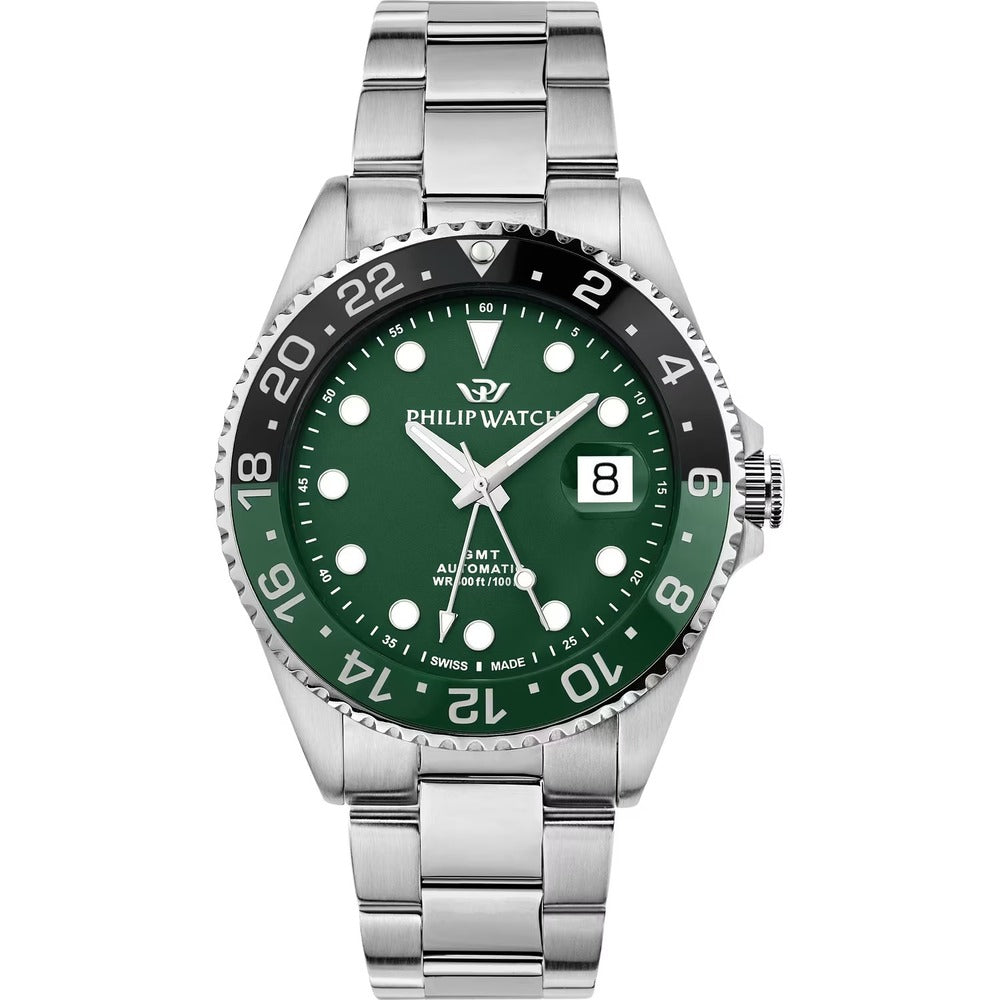 Orologio Automatico Philip Watch Caribe Diving Green