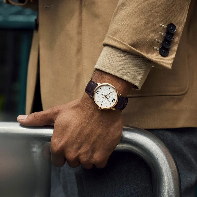 Orologio Automatico Bulova Hudson Brown/Rosegold